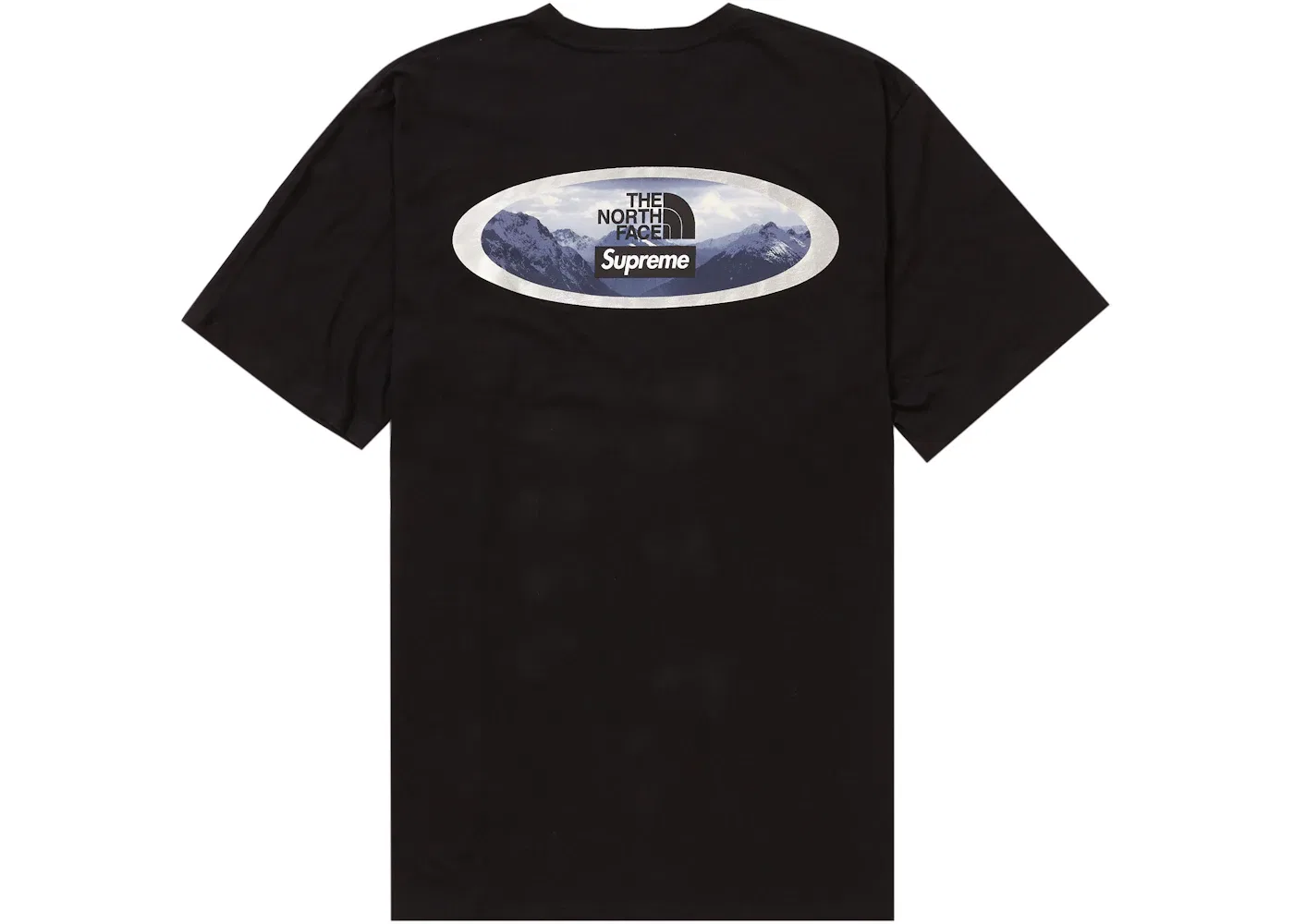 Мужская футболка с принтом Mountains Tee Supreme, Black