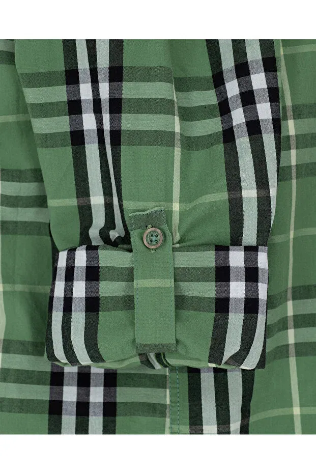 Детская рубашка для мальчиков с длинным рукавом Emsun, Plaid — фото 4