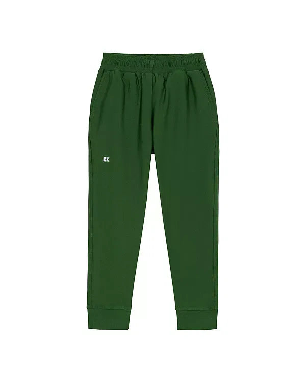 Детские спортивные брюки для мальчиков с зауженным кроем Courtside Kids, Dark Green