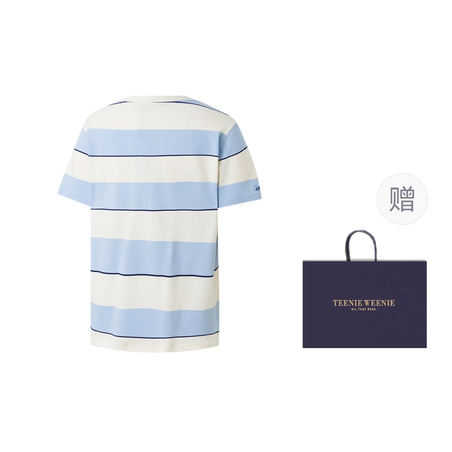 Детская футболка с длинным рукавом Evergreen Collection Teenie Weenie Men, Navy Blue A2 — фото 4
