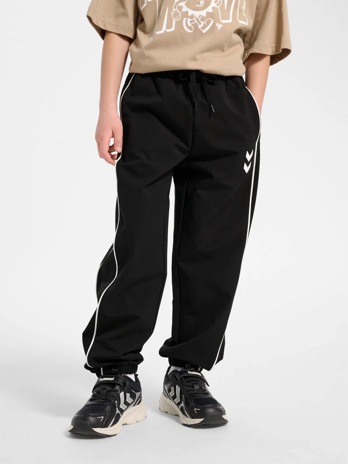 Детские спортивные штаны с регулируемой талией Hmljr Street Hummel, Schwarz