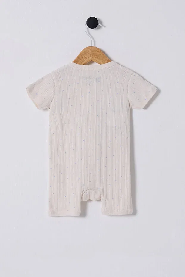 Детское боди-комбинезон для мальчиков хлопковый U.S. Polo Assn., White — фото 2