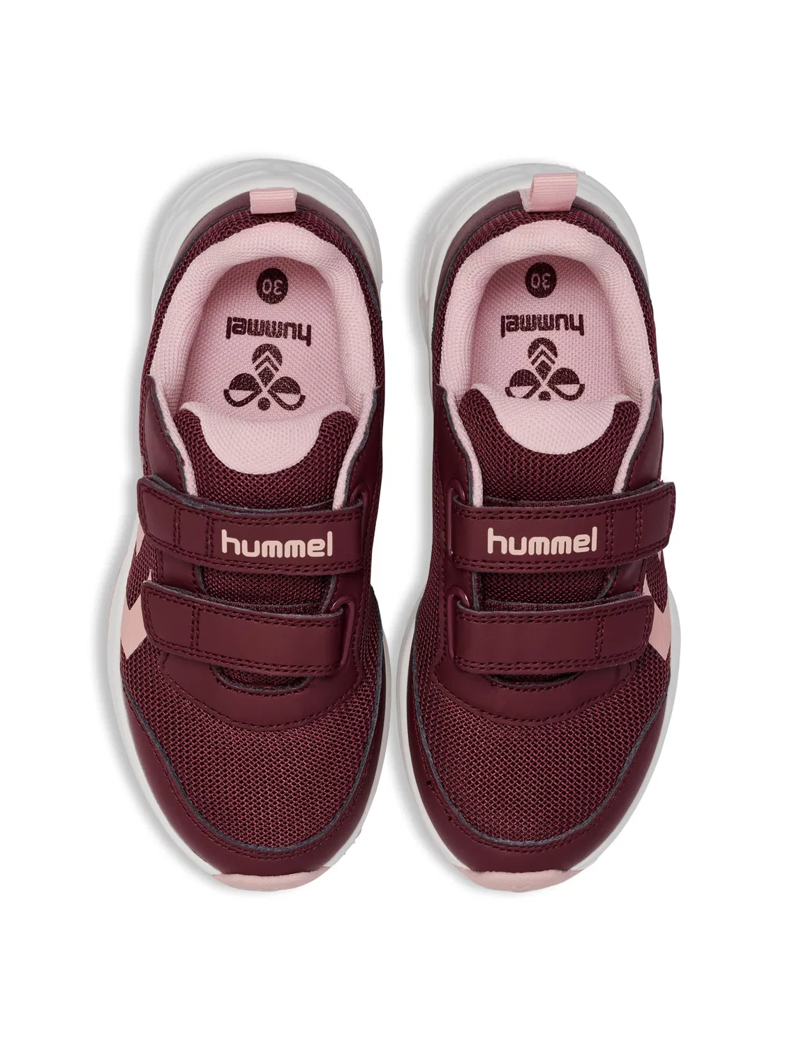 Детские кроссовки для мальчиков с липучкой Turbo Run 1.0 JR hummel, Vino Windsor — фото 3
