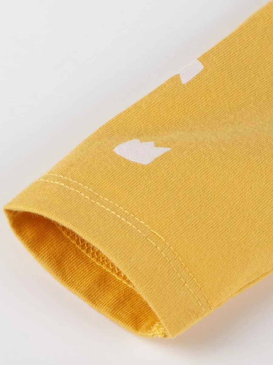 Брюки SIGIKID Regular Pants 'Hose Classic Baby' желтого цвета — фото 4