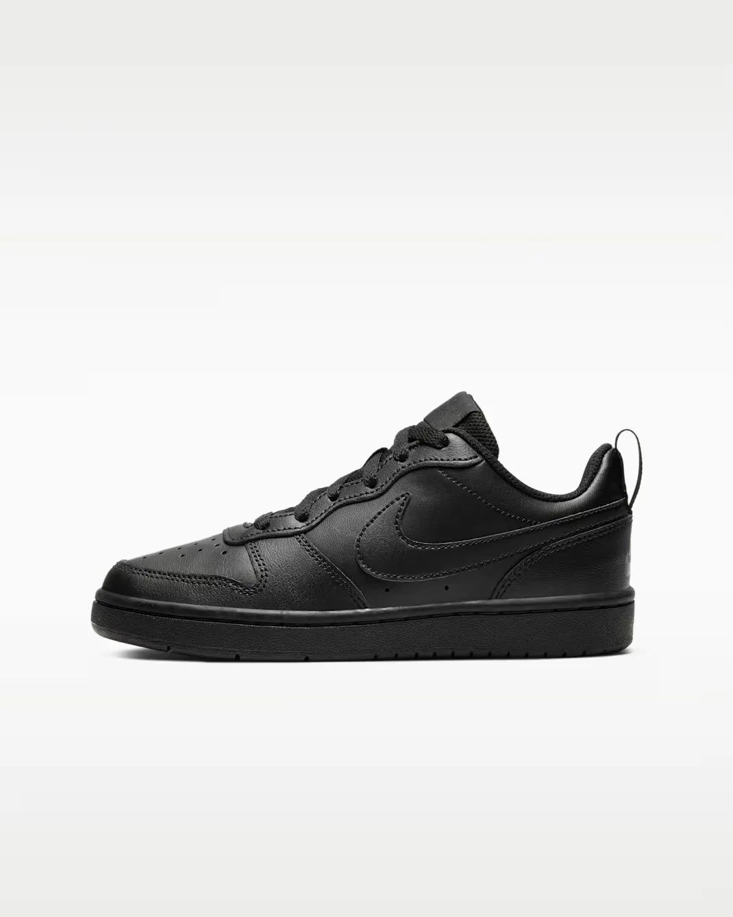 Кроссовки для детей постарше Nike Court Borough Low 2, Black/Black/Black