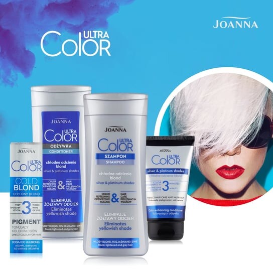 Кондиционер для светлых, осветленных и седых волос, 200 мл Joanna, Ultra Color System — фото 4