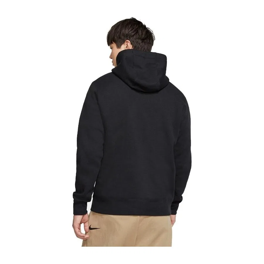Мужской свитшот с капюшоном Sportswear Club Fleece Nike, Черный — фото 2