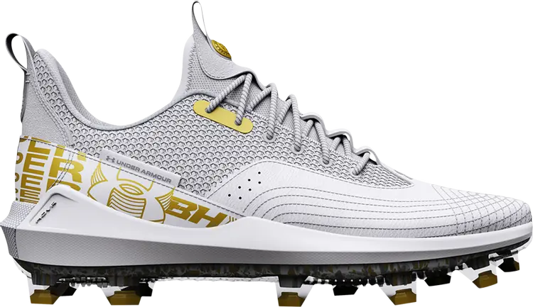 

Бутсы Under Armour Harper 7 Low Elite TPU Mod Grey Gold, белый