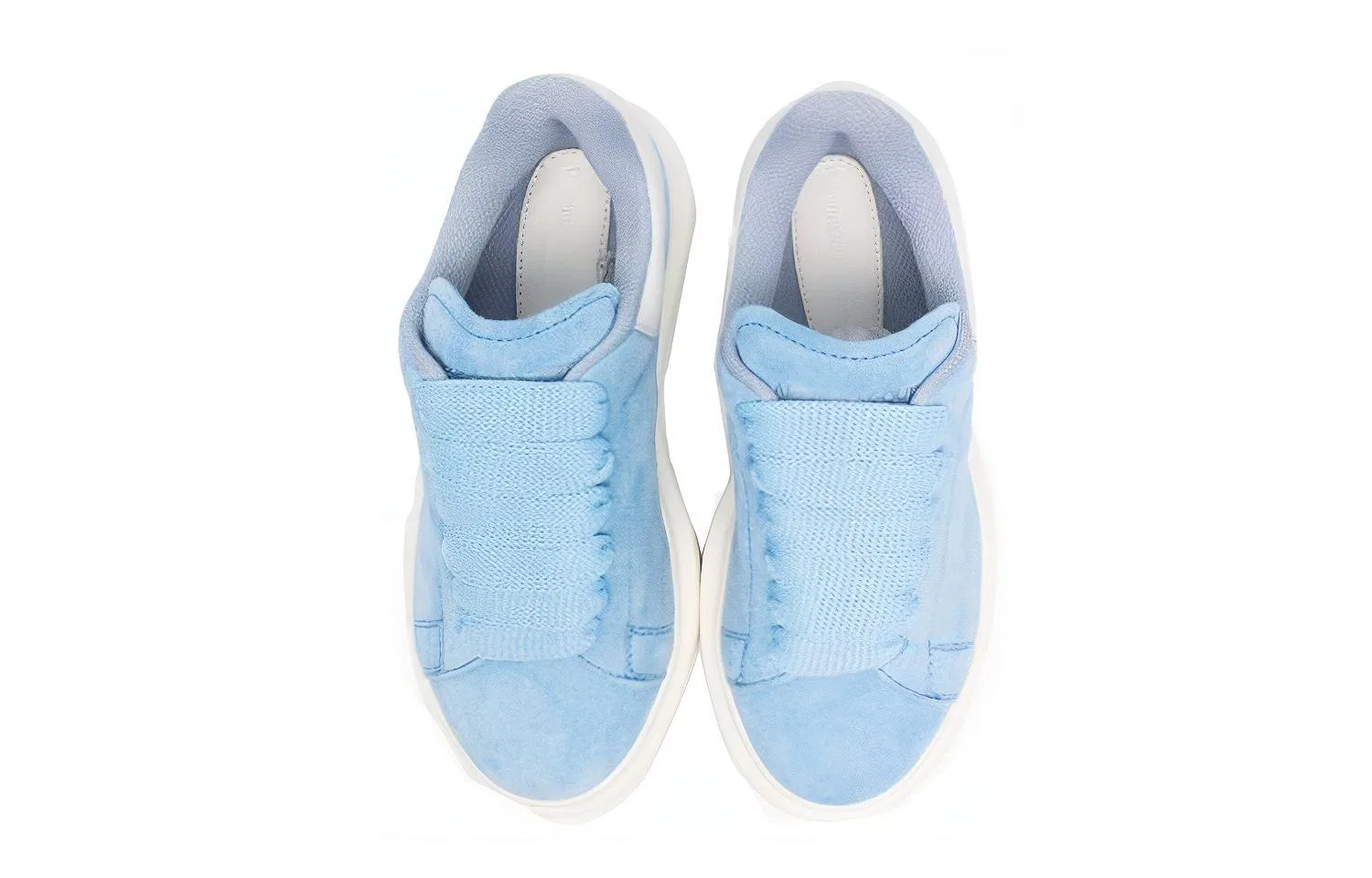 Детские кроссовки для скейтбординга с низким верхом Alexander McQueen, Blue — фото 4