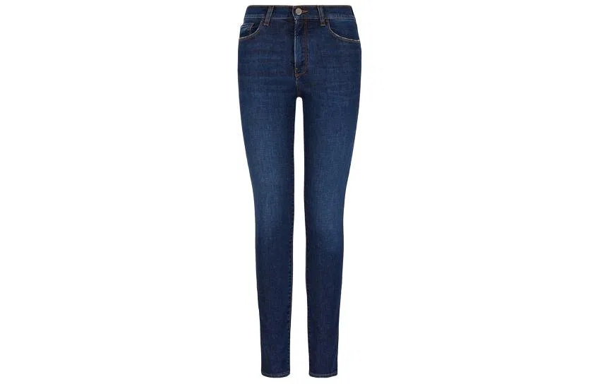 Джинсы скинни высокая посадка, Emporio Armani, Indigo