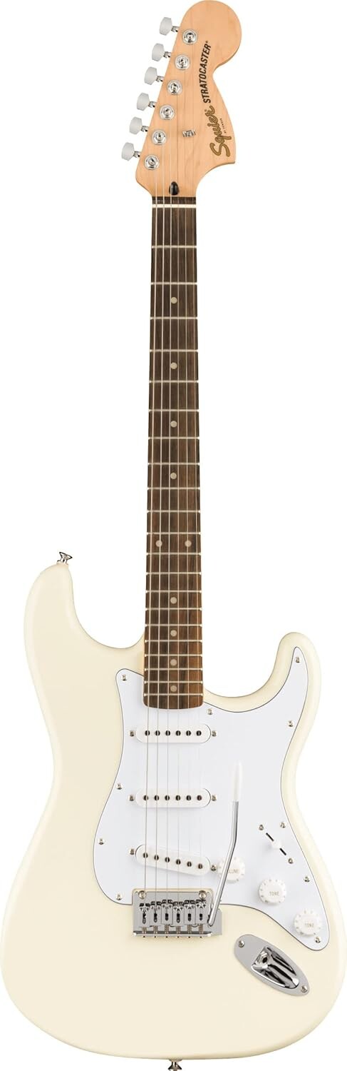 

Электрогитара Squier Affinity SSS Stratocaster, олимпийский белый