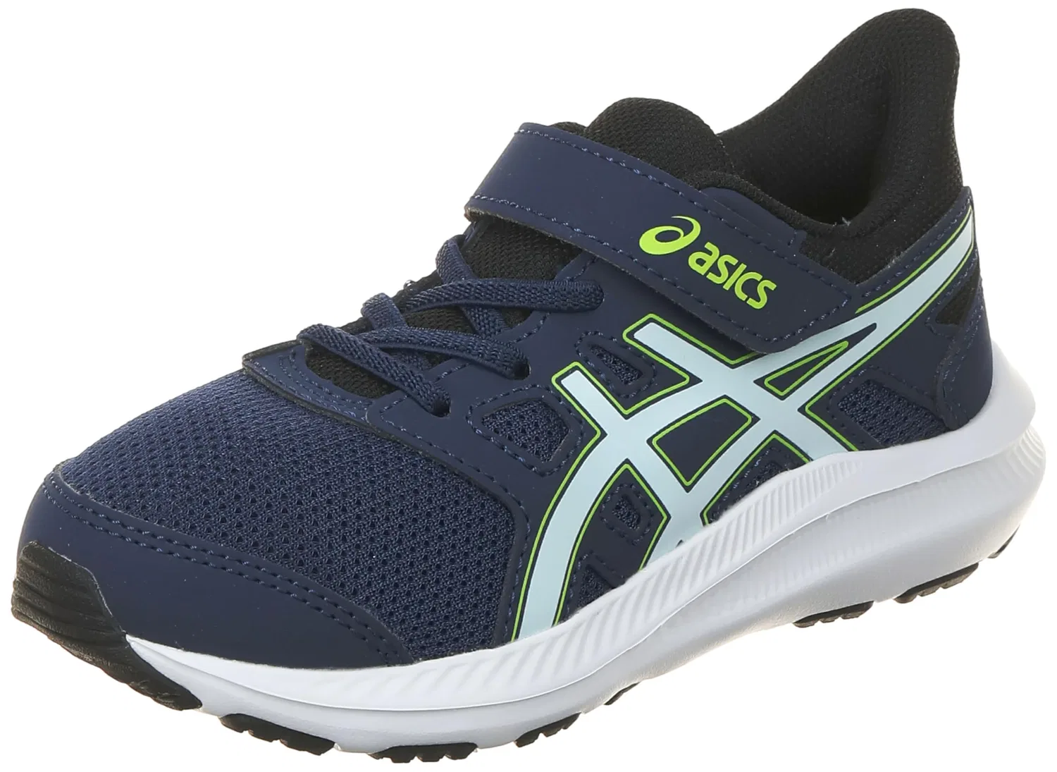Детские кроссовки для мальчиков с амортизацией Jolt 4 Ps ASICS, Lying Blue Cool Grey
