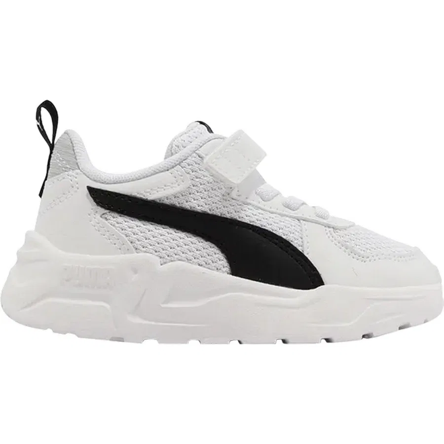 Детские спортивные кроссовки без шнуровки Puma Trinity Lite Ac+ Inf, Белый