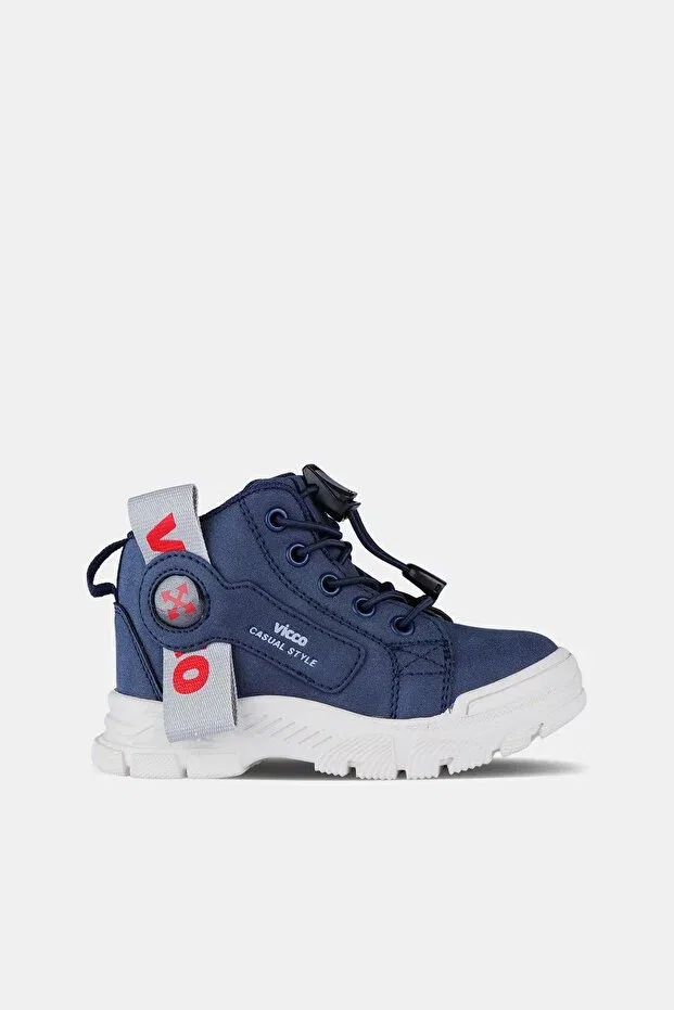 Детские ботинки для девочек на плоском ходу Marcus Vicco, Navy Blue