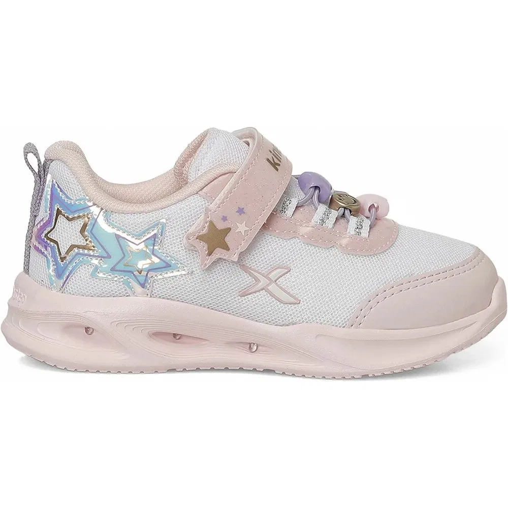 Детские спортивные кроссовки для девочек с розовыми деталями Ramela Girl P 6fx Kinetix