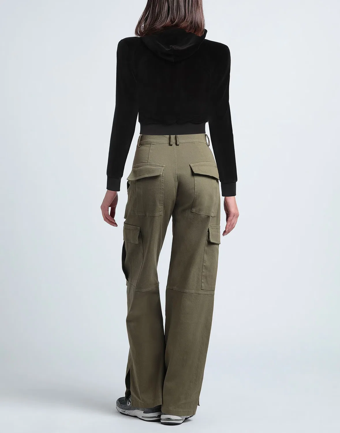 Женский худи из шенилла с капюшоном Balenciaga, черный — фото 3