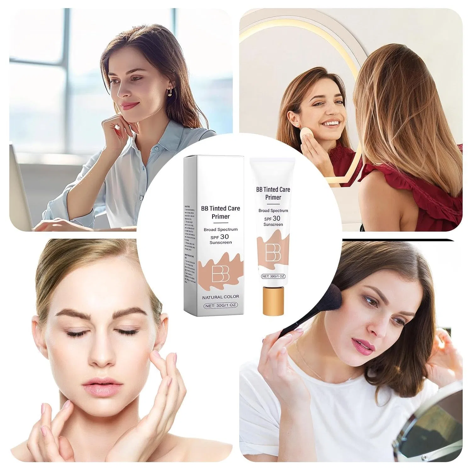 BB Cream увлажняющая, Genérico, 12.3x3.9 см, Natural color — фото 4