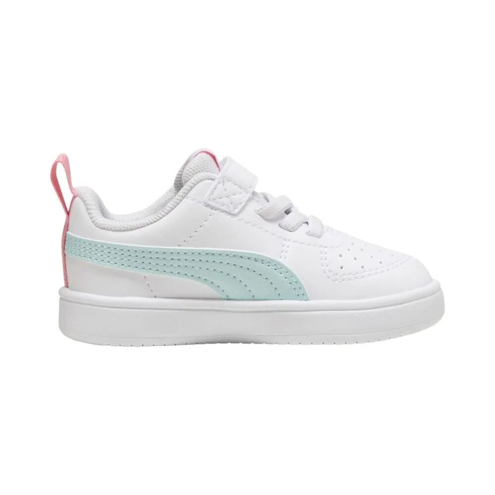 Детские кроссовки с закрытым носком Puma 384314-42, Цвет Weiss Fliederrosa
