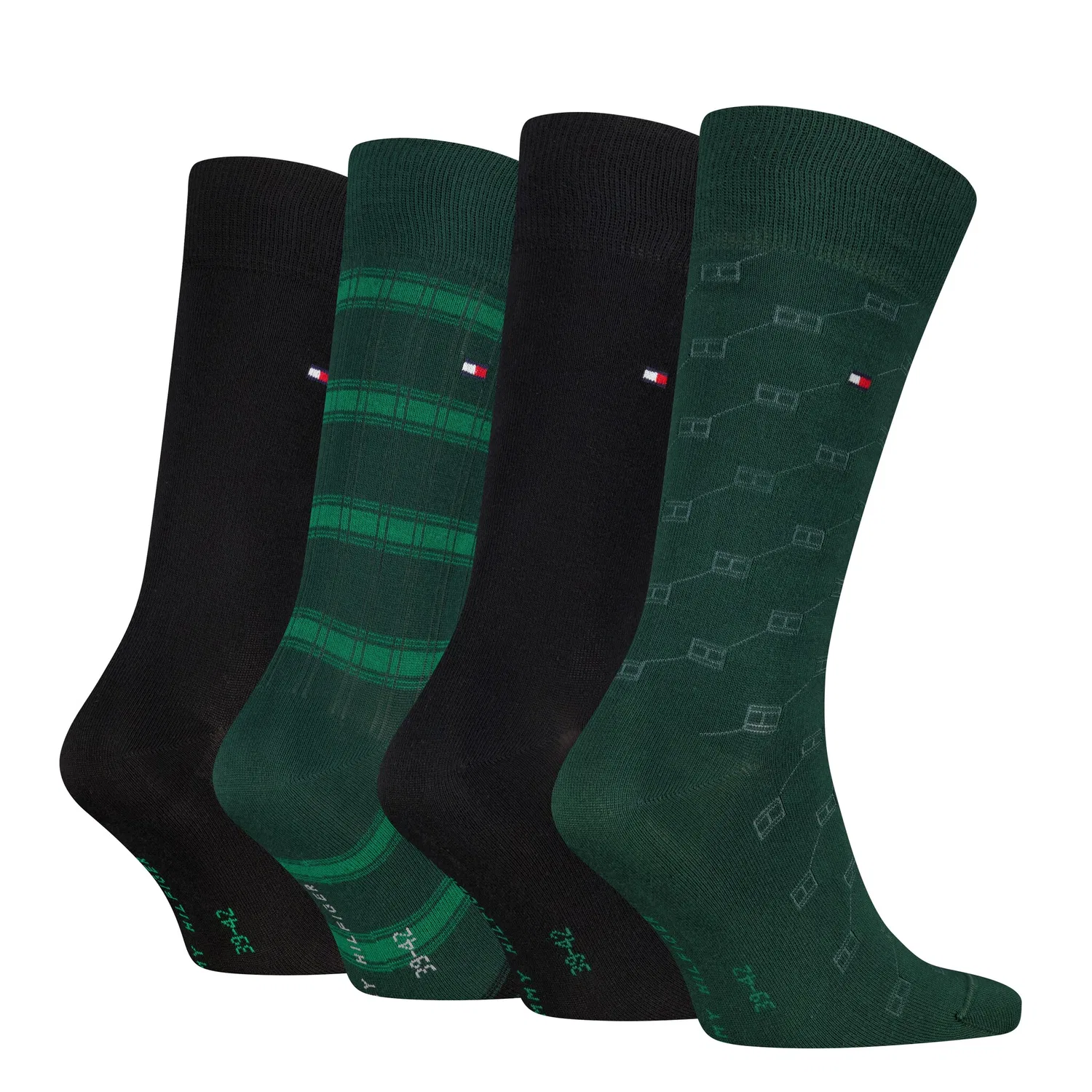 Мужские носки Tommy Hilfiger, Deep Green/Black — фото 2