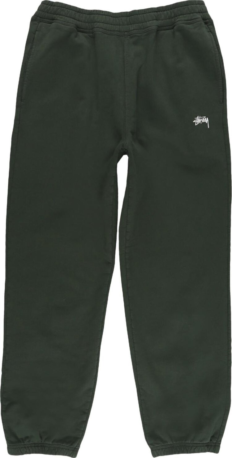 

Брюки Stussy Stock Logo Pant 'Forest', зеленый