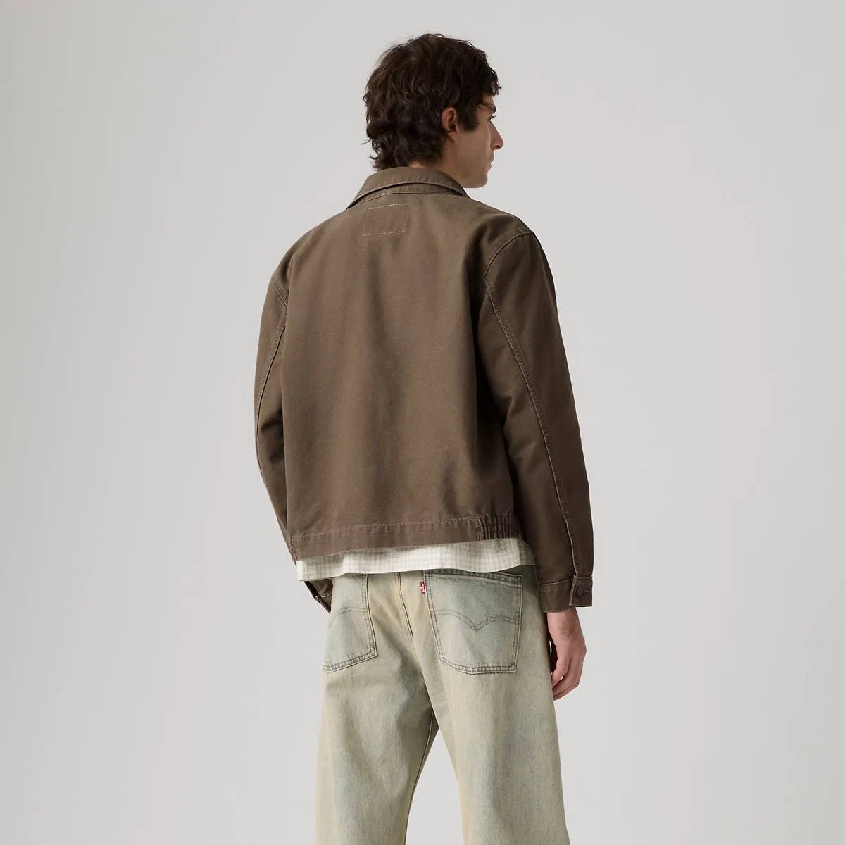 Куртка механика Кастро на молнии Levi's, Maitake Brown - Brown — фото 4