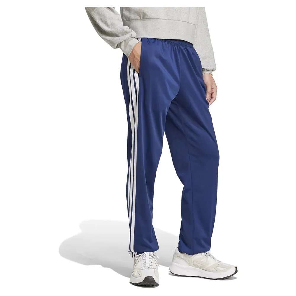 Брюки спортивные 3 Stripes Tricot Regular Fit Open Hem Adidas, синий — фото 4
