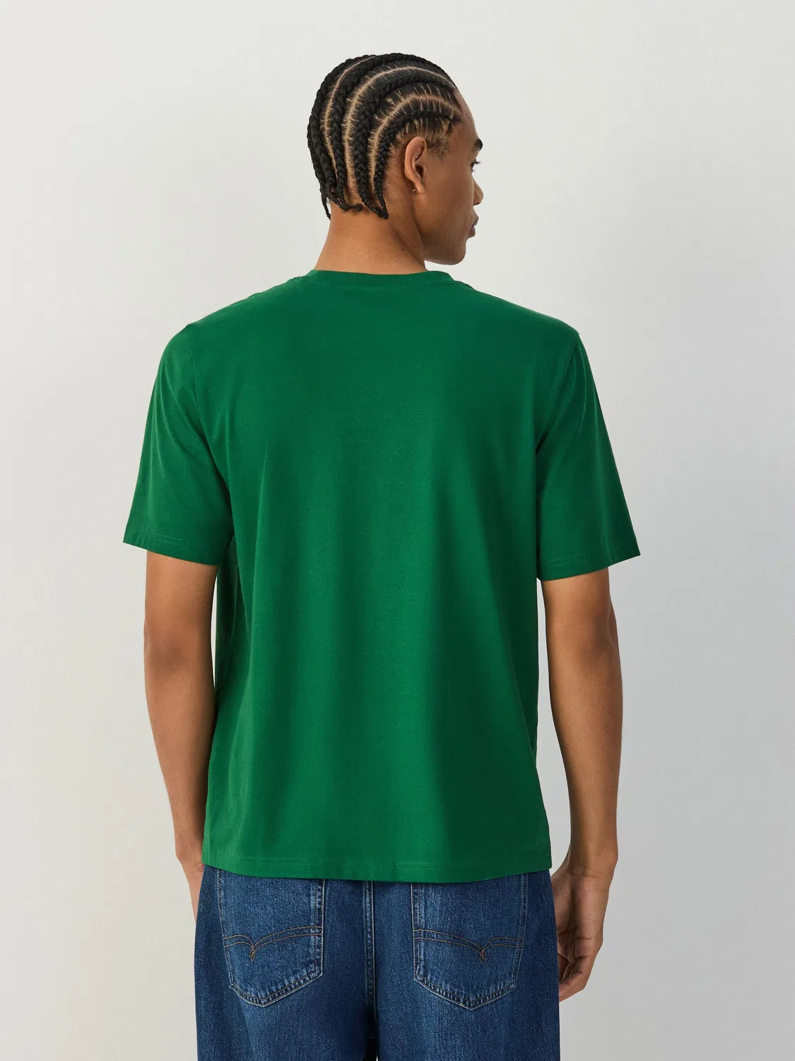 Футболка с круглым вырезом, Regular Fit, Essential Next, ярко-зеленый — фото 3