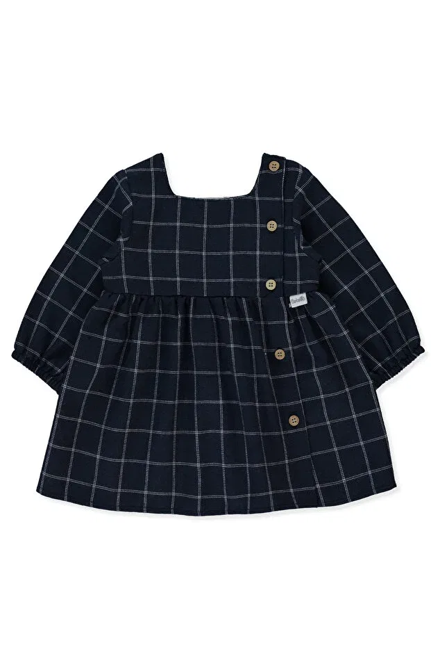 Детское платье для девочек с длинным рукавом Bebetto, Navy Blue