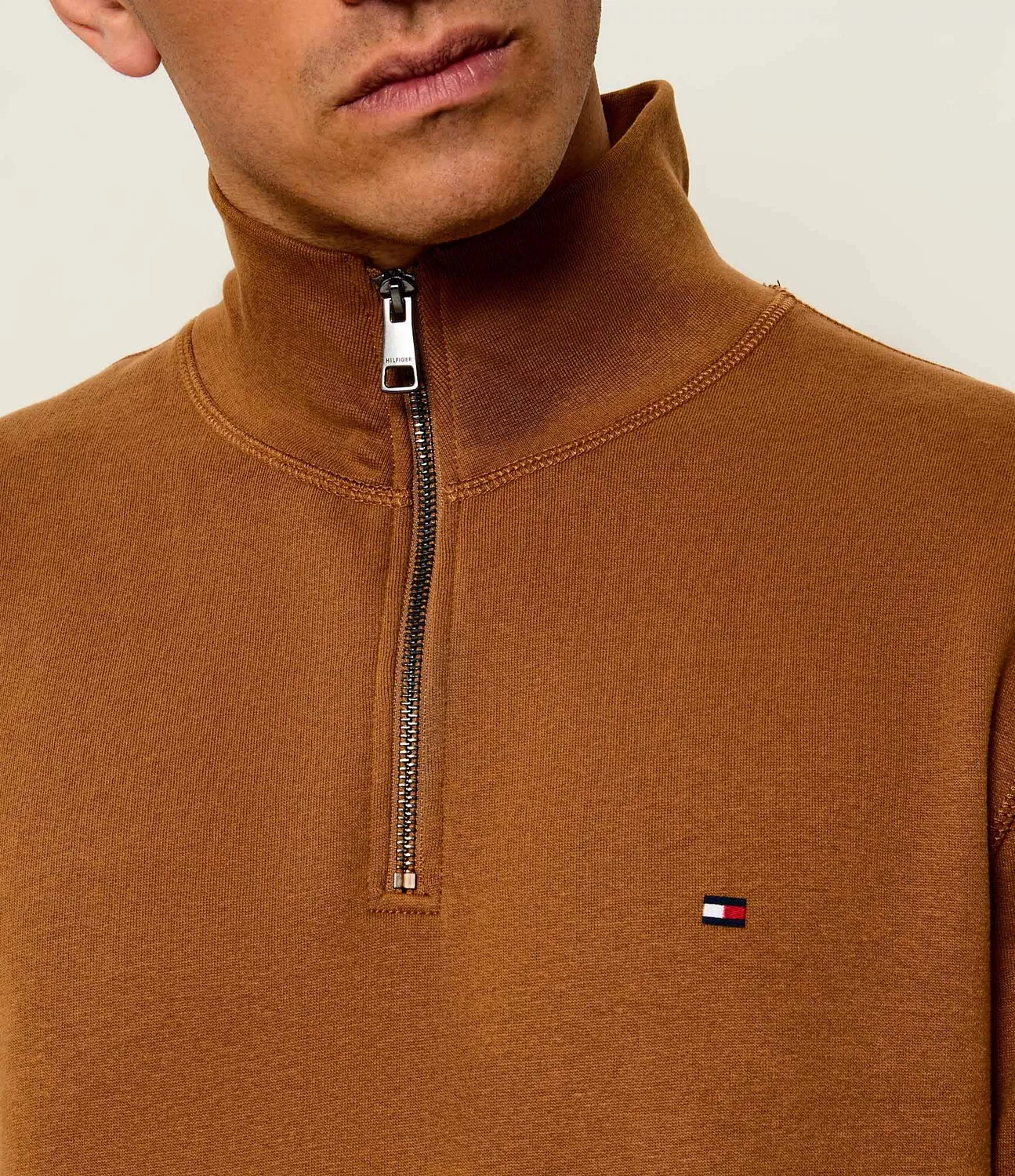 Худи с молнией Essential Tommy Hilfiger, Cammello — фото 4
