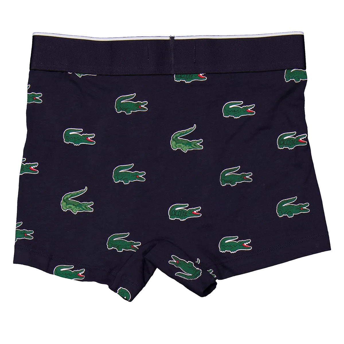 Трусы с принтом крокодила Crocodile Print Stretch Fabric Trunks Lacoste, Abysm/Multico — фото 2