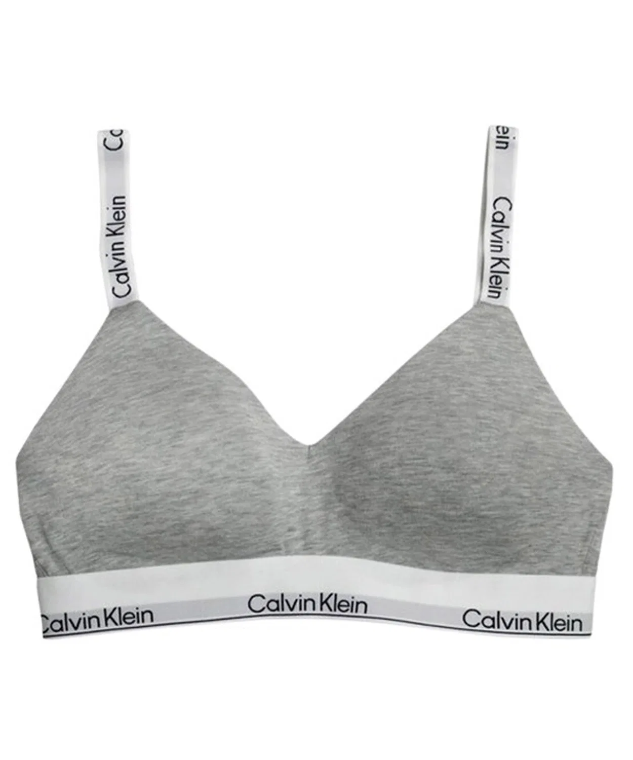 Женский бралетт с логотипом Calvin Klein, Heather Grey