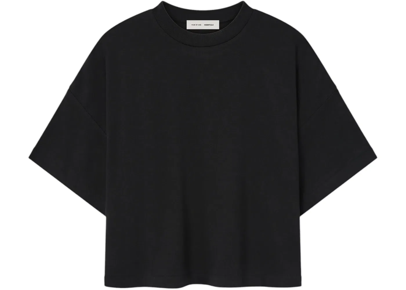 Женская футболка свободного кроя Fear of God Essentials Tee (FW25), Jet Black