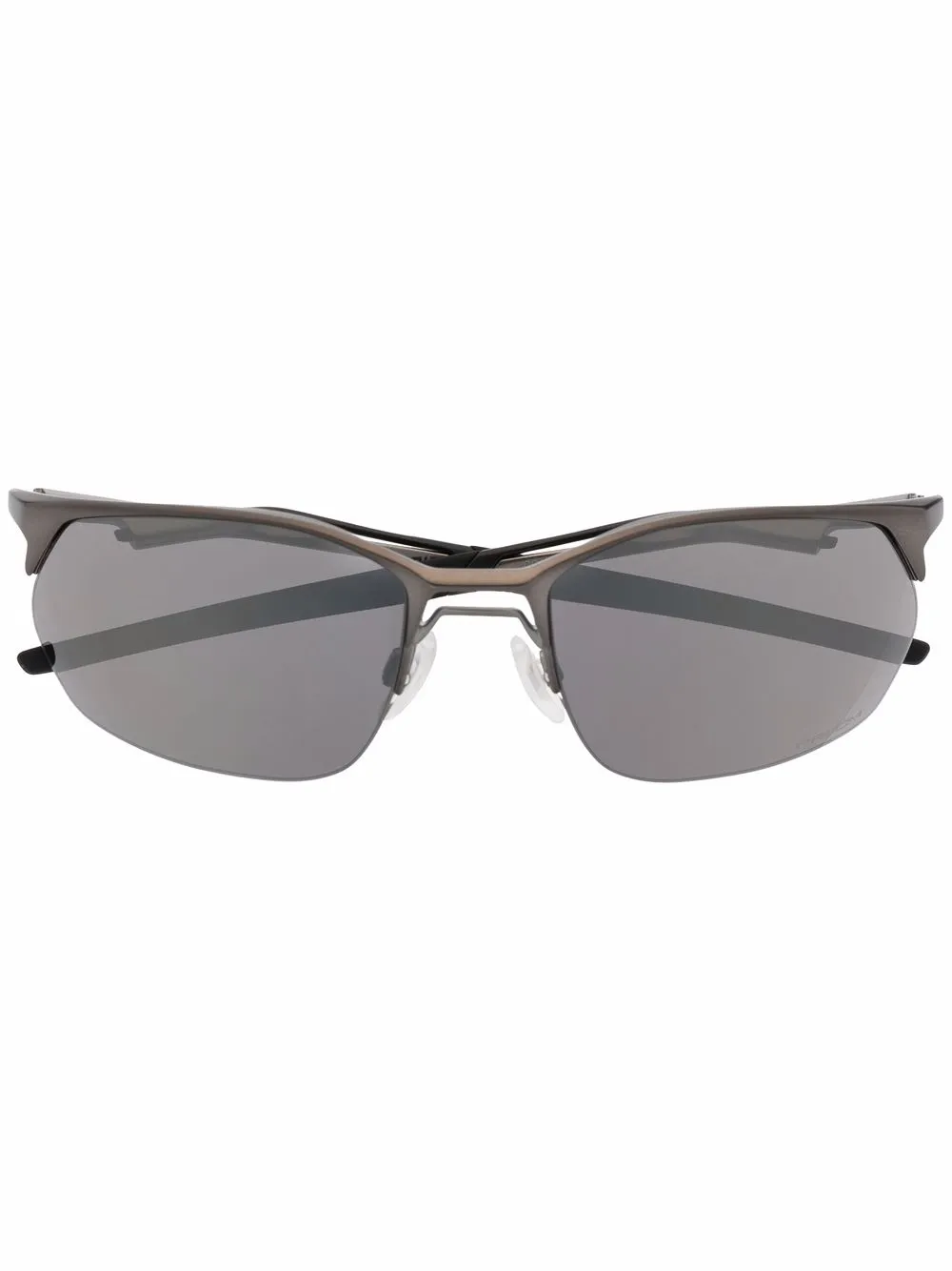 

Солнцезащитные очки в оправе 'кошачий глаз' Oakley, серебяный