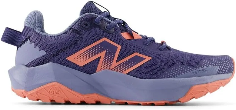 Детские кроссовки для девочек с шнуровкой Dynasoft Nitrel V6 New Balance, Dream State/Sunfade Red/Dusk Shower — фото 3