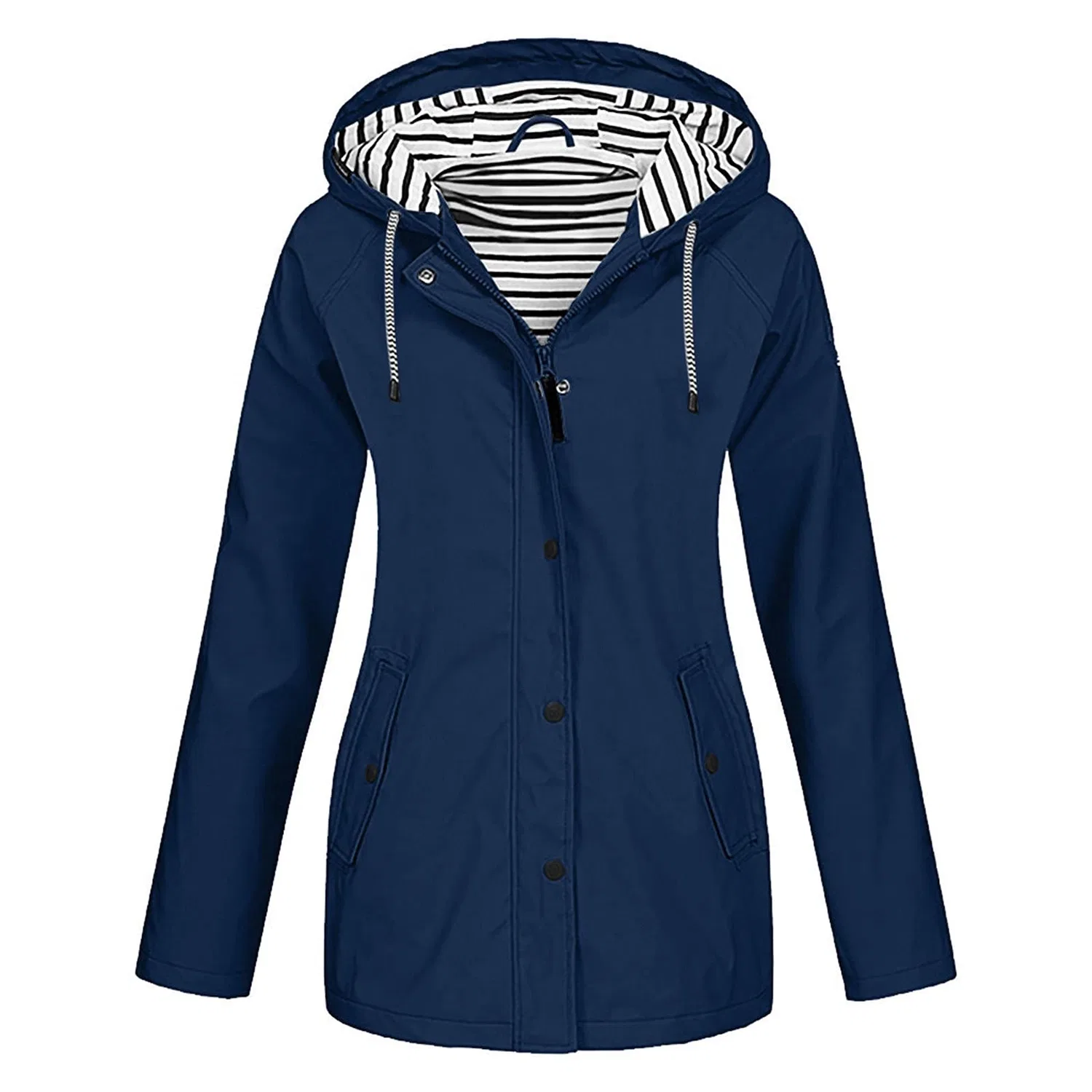 Женская легкая дождевик с карманами, для кемпинга и походов, Classic Raincoat with, Marina Militare — фото 2