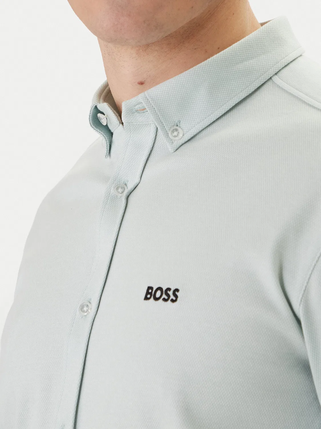 Мужская рубашка стандартного кроя Motion Boss, бирюзовый — фото 4