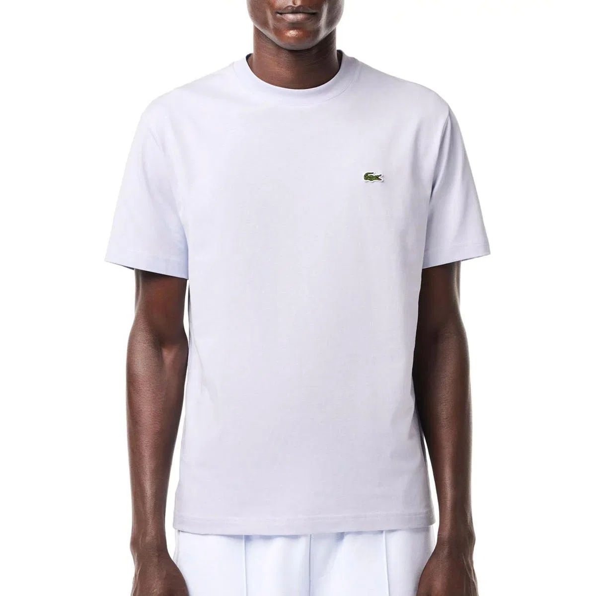 Мужская классическая футболка с круглым вырезом Lacoste Classic T-Shirt, Weiß