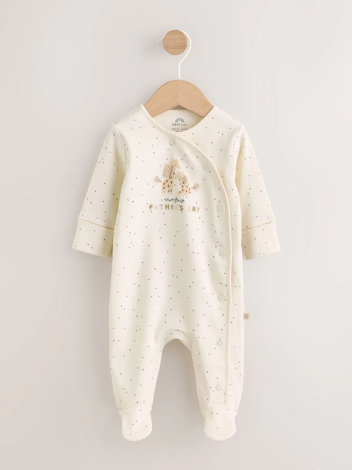 Слип боди слип, модель My First Fathers Day Next, кремовый