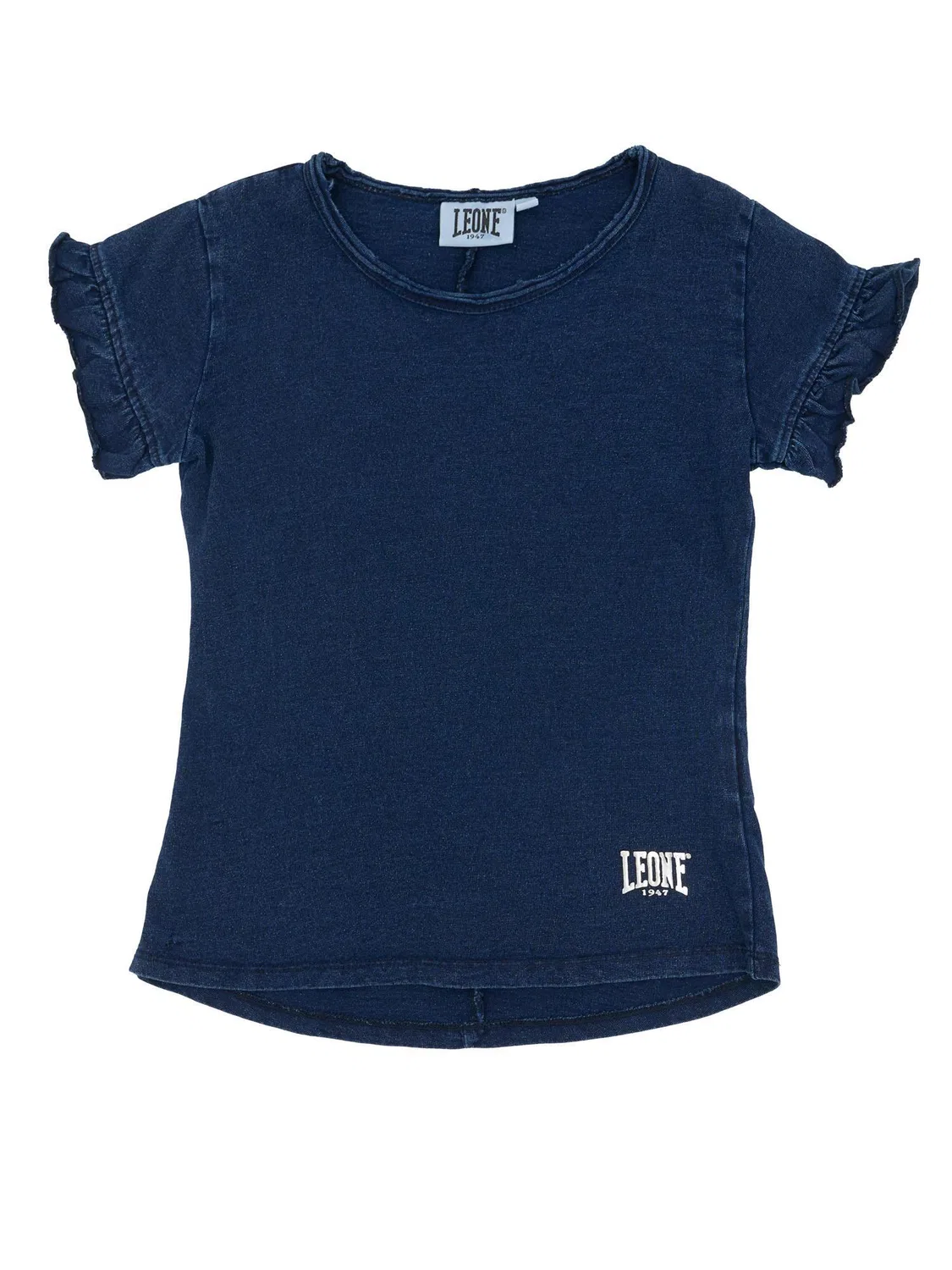Детская хлопковая футболка с коротким рукавом Leone Blue, Leone 1947 Apparel, Blau