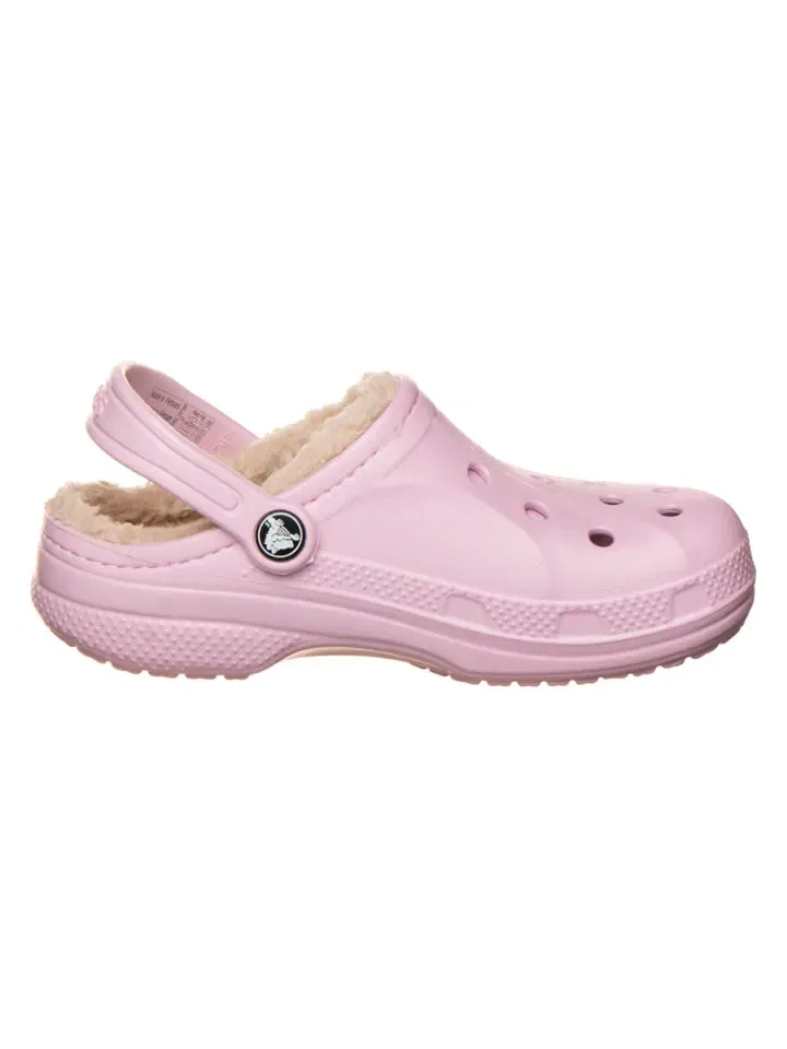 Сабо с подкладкой Baya Lined Crocs, розовый — фото 2