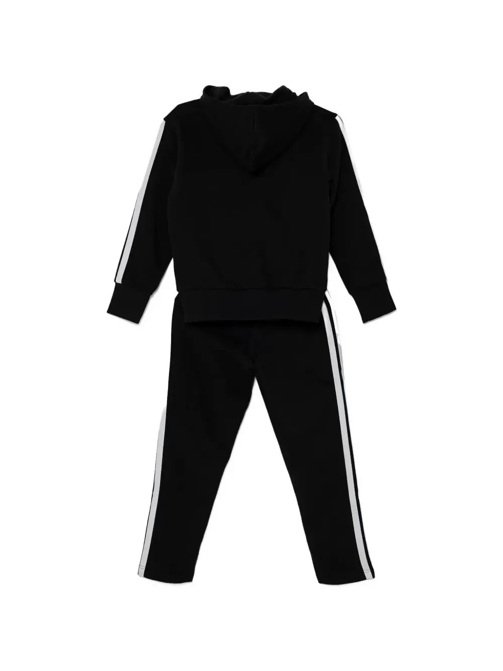 Спортивный костюм с логотипом и вставками Adidas Kids, черный — фото 2