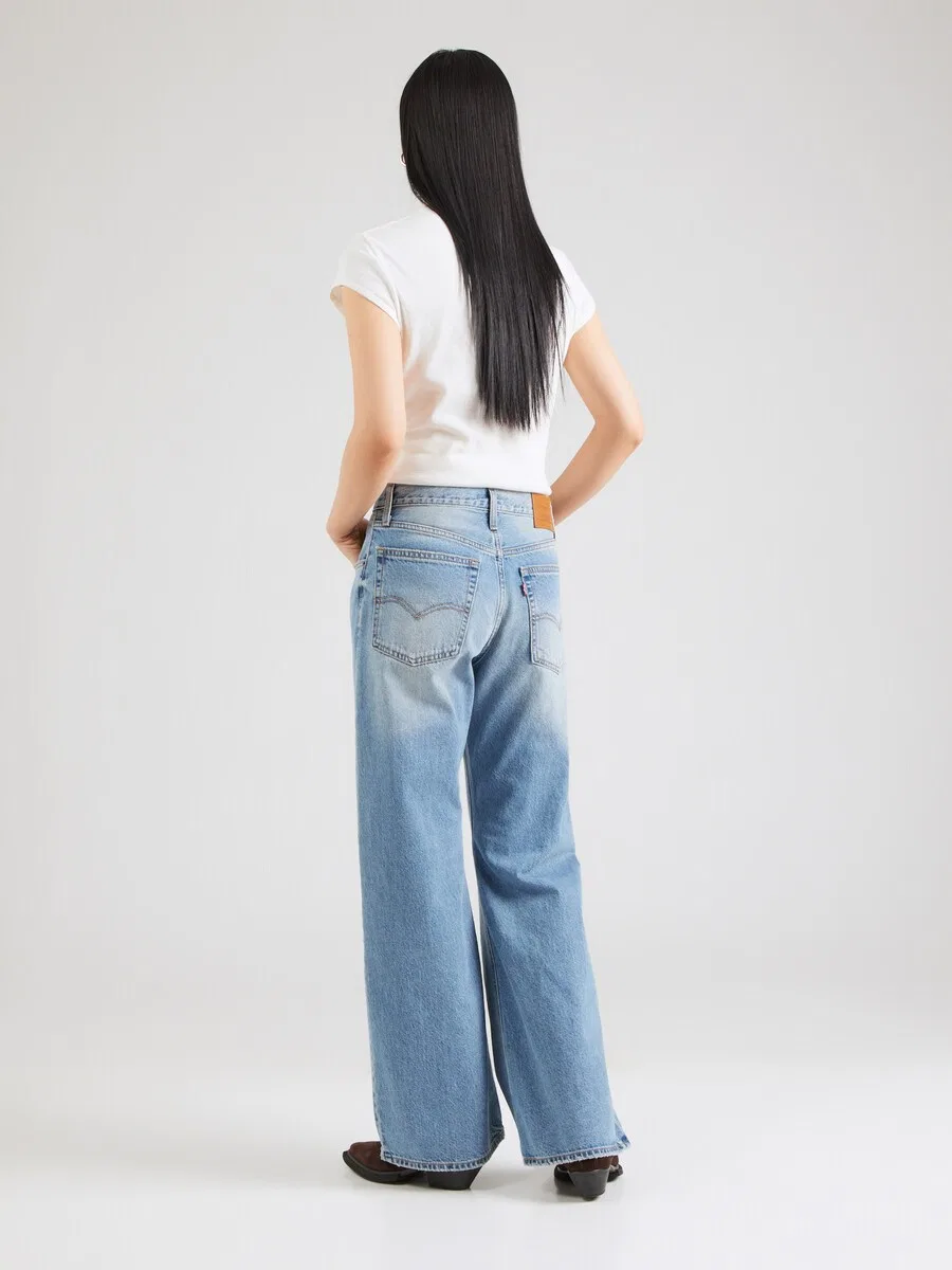 Джинсы LEVI'S Wide leg Jeans 'LOOSE BOOT' светло-голубого цвета — фото 4