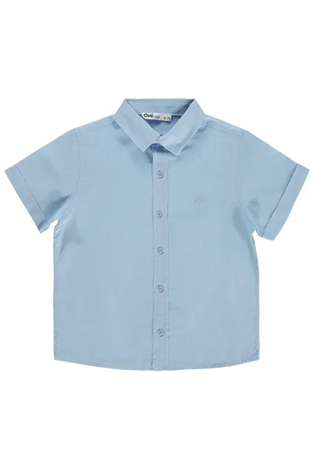 Детская рубашка с коротким рукавом Civil Boys, Blue