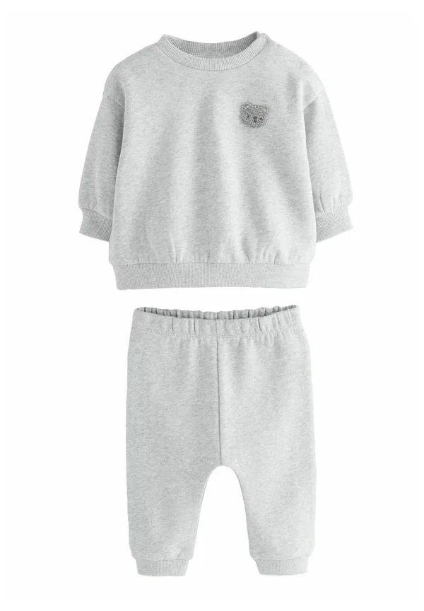 Комплект из кофты и брюк с вышивкой Set Next, Grey Bear, серый