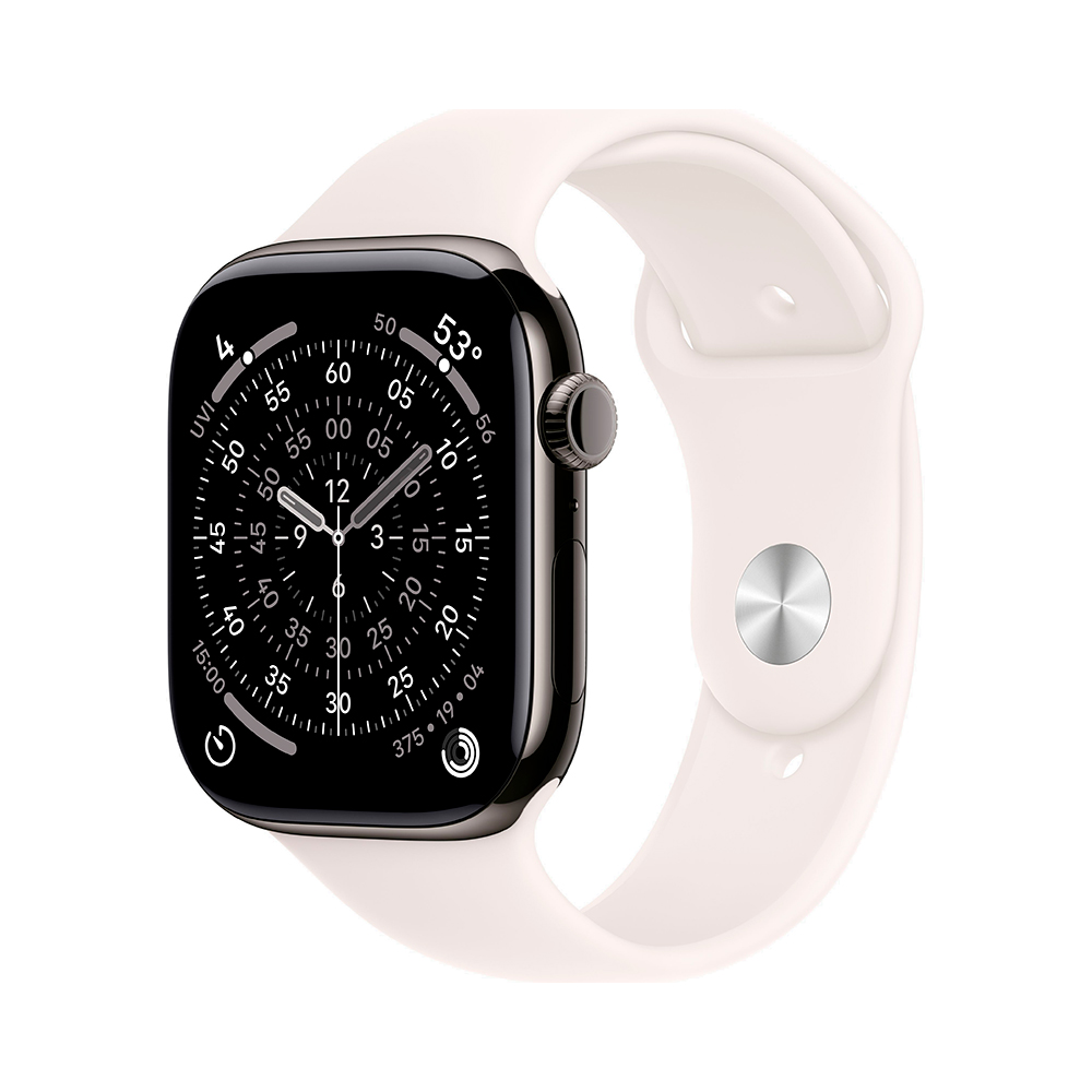 

Умные часы Apple Watch Series 11 (GPS+Cellular), 46 мм, Slate Titanium Case/Light Blush Sport Band - M/L, Серый, Умные часы Apple Watch Series 11 (GPS+Cellular), 46 мм, Slate Titanium Case/Light Blush Sport Band - M/L