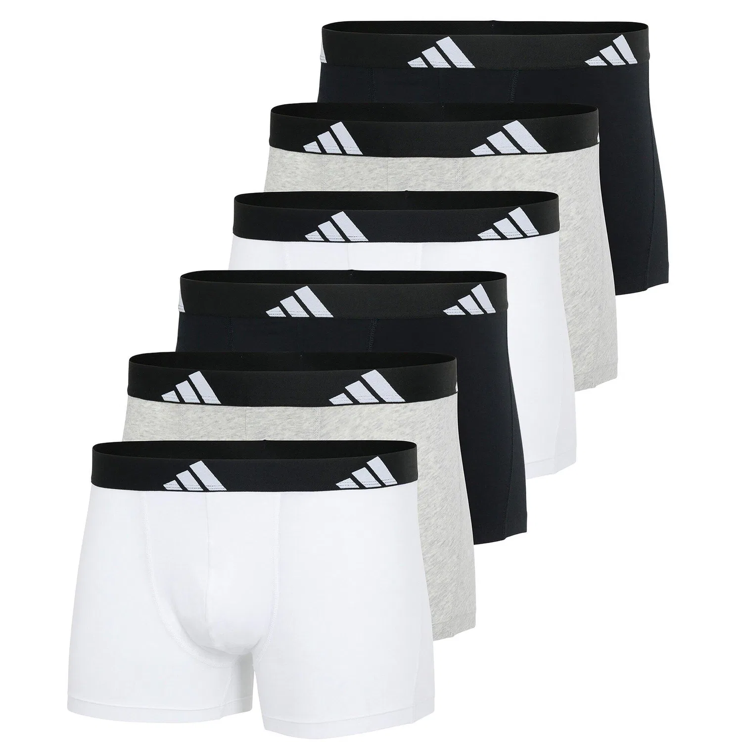 Мужские боксеры из стрейч-хлопка Adidas, Bunt / Carbongrau