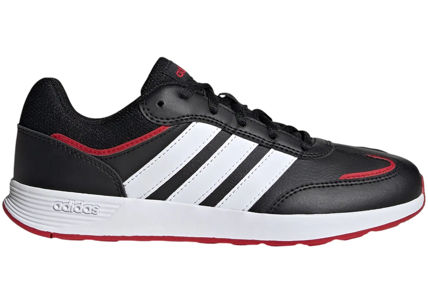 Детские кроссовки Lifestyle с системой Switch Adidas Tensaur Switch, Core Black Cloud White Better Scarlet