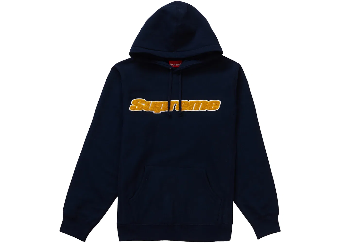 Мужская худи с капюшоном из футера Supreme, Blue