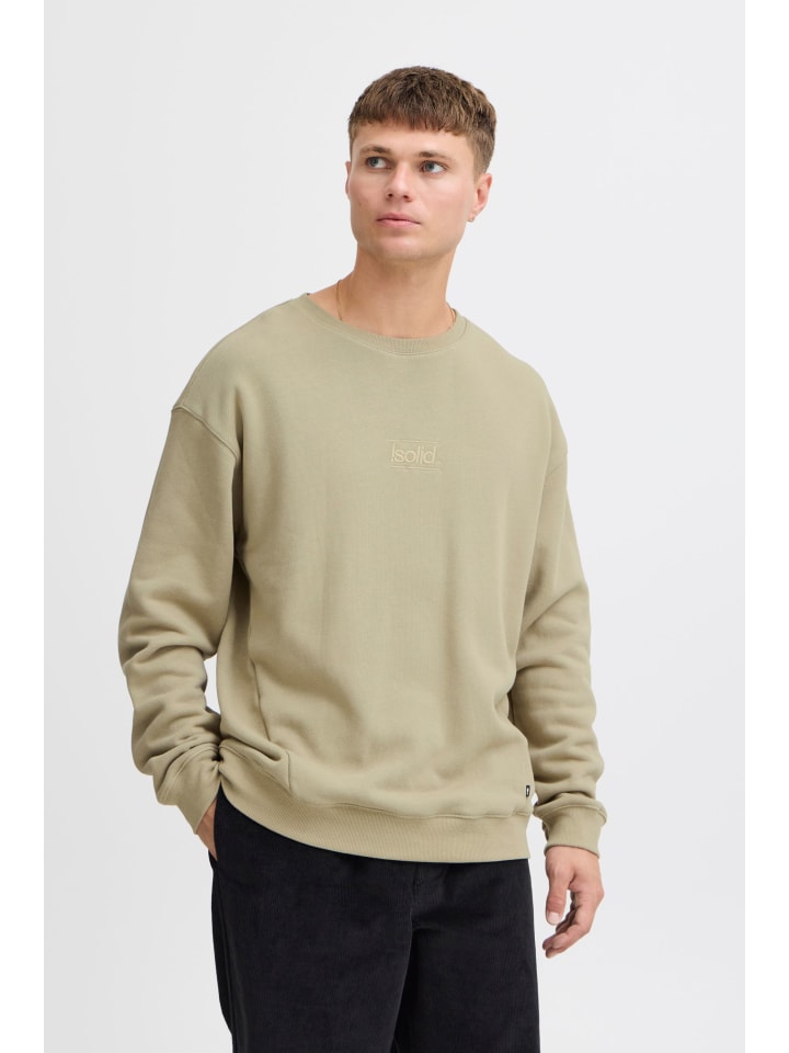 

Толстовка !SOLID Rundhalspullover SDMORIS CREW 21108371 klassischer Sweater, бежевый