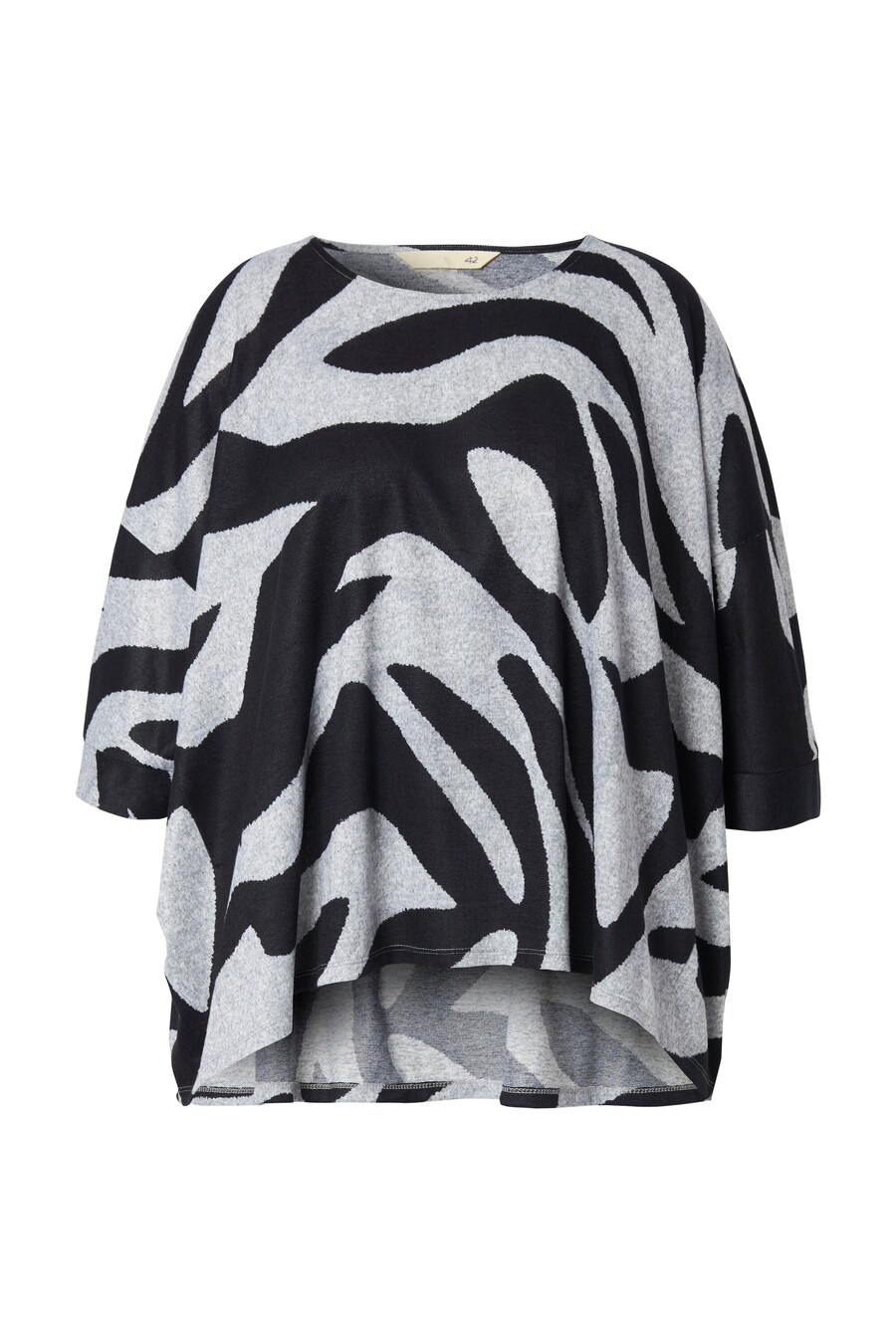 

Тонкий вязаный свитер MIAMODA Sweater, черный